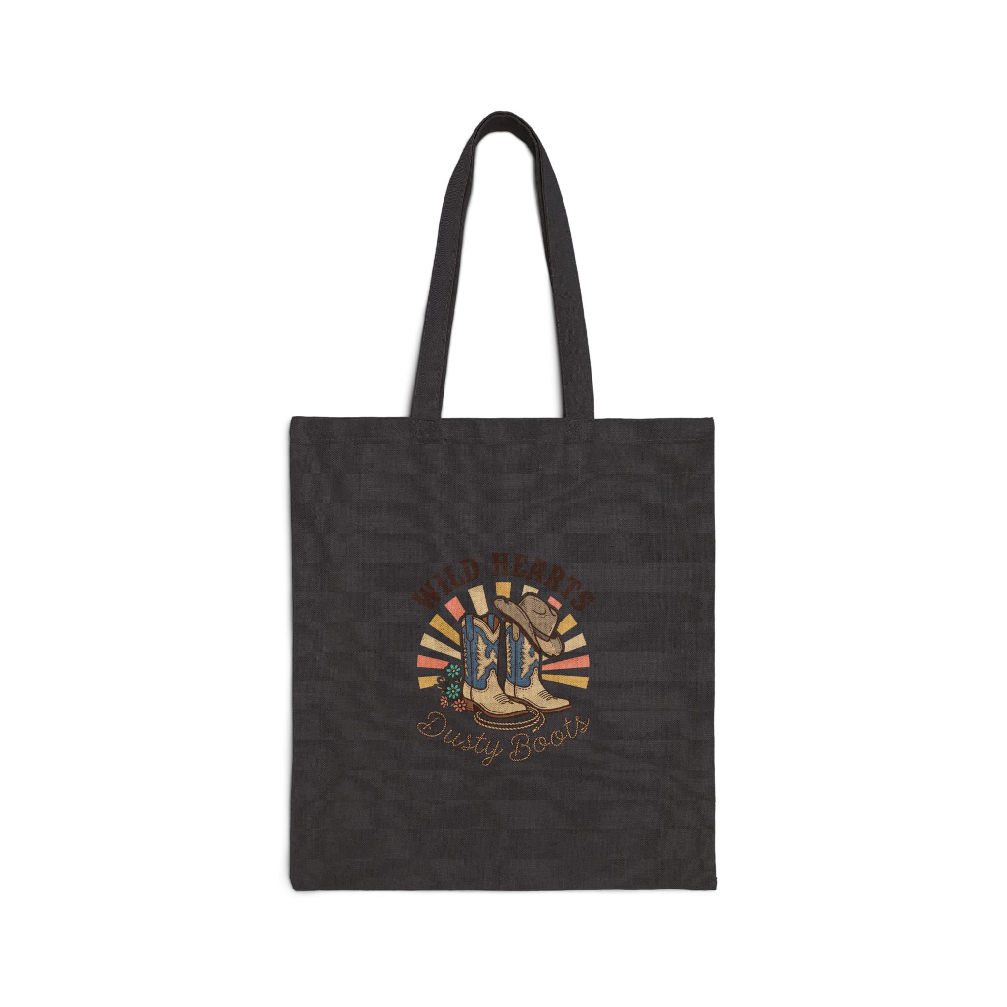 Wild Hearts Dusty Boots Tote | Western Cowgirl Rustic Prairie