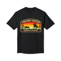 Western Cowboy T-Shirt — "Corazón Vaquero / Sangre de Rancho" Sunset Graphic
