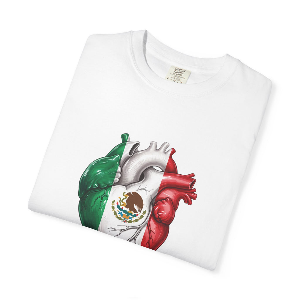 Mexican Flag Heart T-Shirt