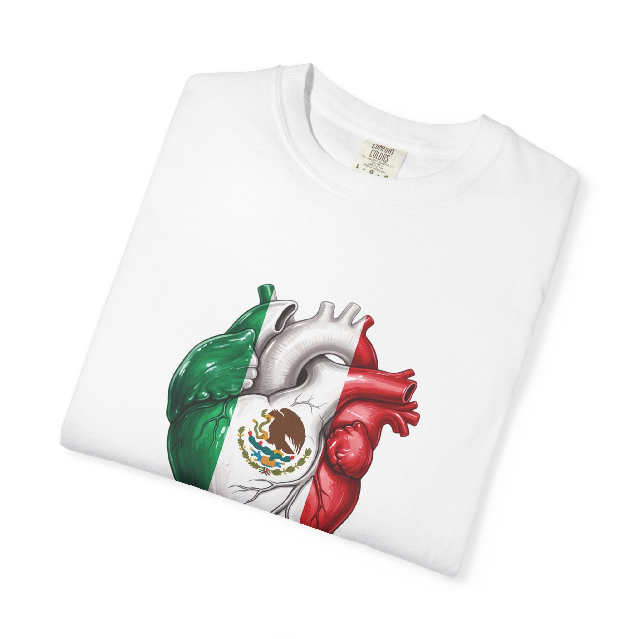 Mexican Flag Heart T-Shirt