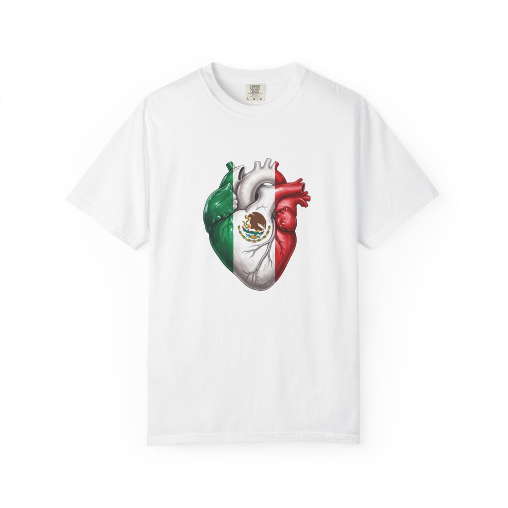 Mexican Flag Heart T-Shirt